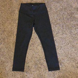 Gray workout Capri leggings